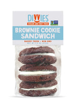 Vegan Vanilla Crème Brownie Sandwich Cookie Stacks - Contains 9 Sandwich Cookies (3 3-Packs)